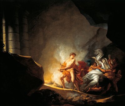 Oostenrijk, Salzburg, Orpheus en Eurydice in Hades door Friedrich Heinrich Fuger
