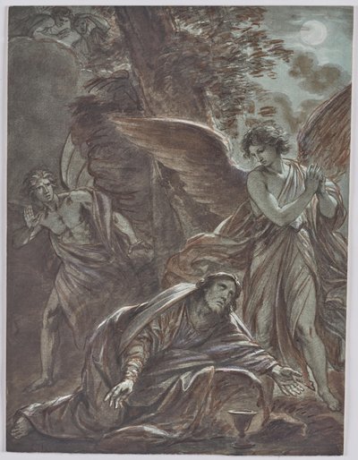 Christus op de Olijfberg door Friedrich Heinrich Fuger