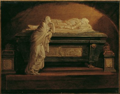 Het grafmonument van keizer Leopold II door Franz Anton Zauner in de Augustijnenkerk door Friedrich Heinrich Fuger
