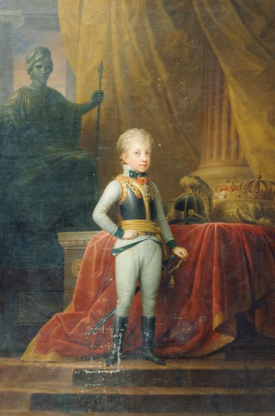 Aartshertog Ferdinand als kind door Friedrich Heinrich Fuger