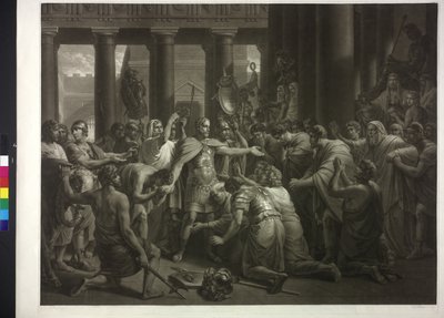 Uit de Romeinse geschiedenis (Livy Camillus is naar de sterke man geroepen) door Friedrich Heinrich Fuger