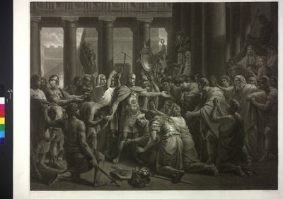 Uit de Romeinse geschiedenis (Livy Camillus is naar de sterke man geroepen) door Friedrich Heinrich Fuger