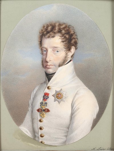 Aartshertog Lodewijk van Oostenrijk door Friedrich Johan Gottlieb Lieder