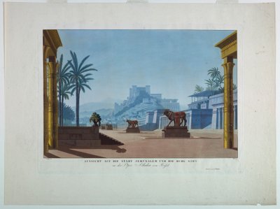 Toneelontwerp door Friedrich Jugel