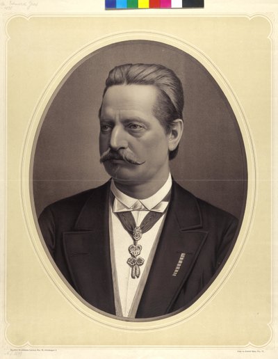 Eduard graaf Taaffe door Friedrich Kaiser