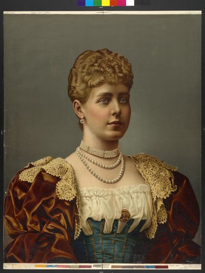 Prinses van Saksen-Coburg-Gotha Mary door Friedrich Kaiser