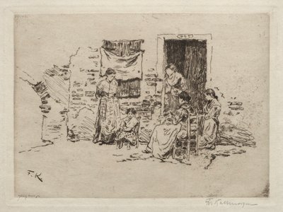 Chioggia door Friedrich Kallmorgan