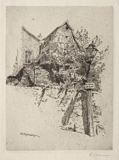Verloren hoek door Friedrich Kallmorgan