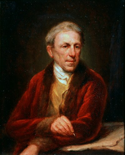 Zelfportret, 1840 door Friedrich Kuhnel