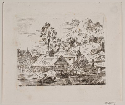 Berglandschap door Friedrich Münter