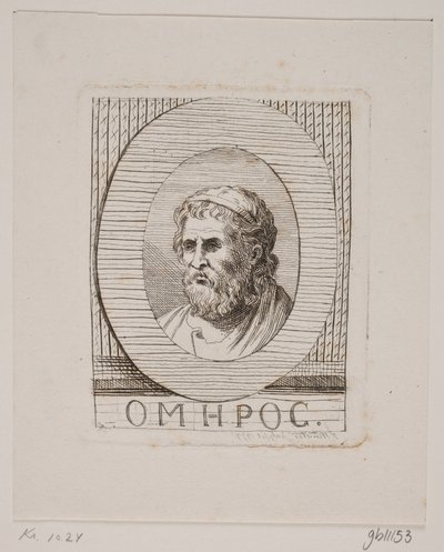 Homerus door Friedrich Münter