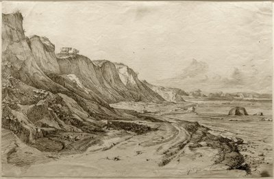 Het Brodtener Ufer bij Travemünde door Friedrich Nerly