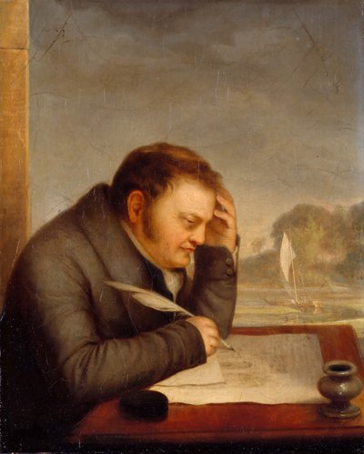Portret van Karl Friedrich von Rumohr 1785-1843, 1823-1827 door Friedrich Nerly