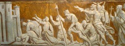 De Kruisvaarders voor de muren van Jeruzalem door Friedrich Overbeck