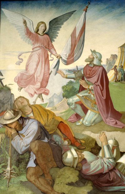 De visie van Godfried van Bouillon door Friedrich Overbeck