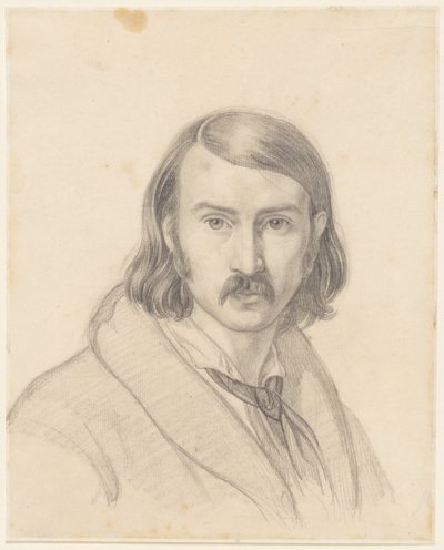 Zelfportret door Friedrich Preller