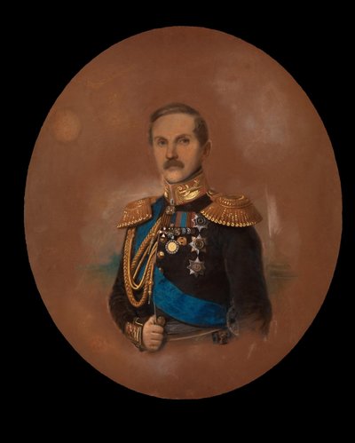 Portret van Graaf Pyotr Kleinmichel 1793-1869 door Friedrich Randel