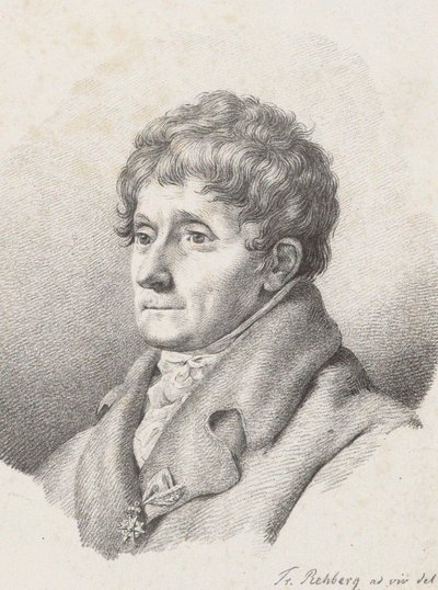 Portret van de componist Antonio Salieri 1750-1825 door Friedrich Rehberg