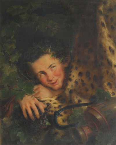 Satyr (bacchant) door Friedrich Schilcher