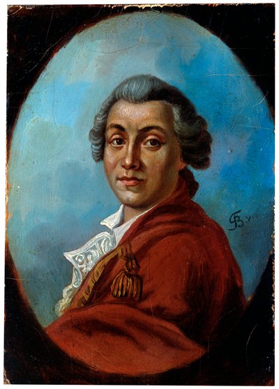 Portret van de dichter Alexander Sumarokov door Friedrich Tischbein
