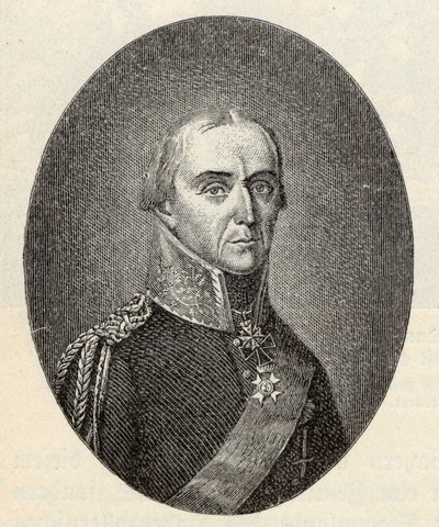 Friedrich Wilhelm Graaf Bülow von Dennewitz door Friedrich Wilhelm Bollinger
