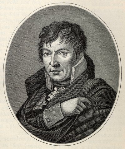 Generaal Gerhard von Scharnhorst 1755-1813 door Friedrich Wilhelm Bollinger