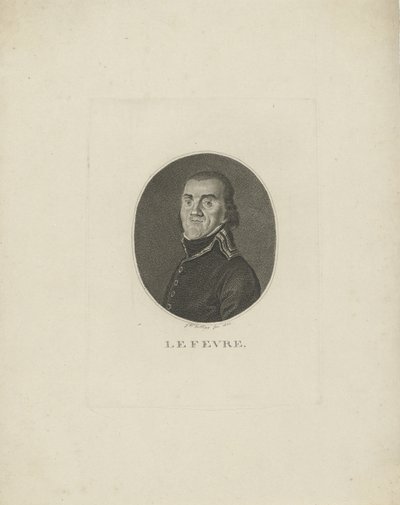 Generaal François-Joseph Lefebvre 1755-1820, 1800 door Friedrich Wilhelm Nettling