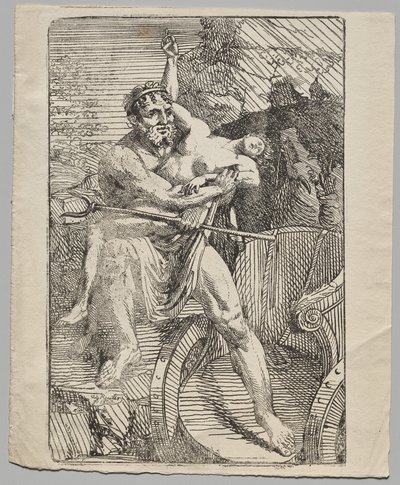 De ontvoering van Proserpina door Pluto (2e versie) door Friedrich Wilhelm Reuter