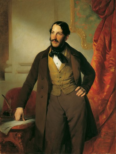 De industrieel Maximilian Todesco door Friedrich von Amerling