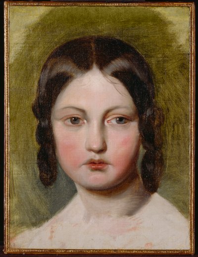 Portret van een Jong Meisje door Friedrich von Amerling