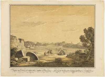 Ruïnes van de Tempel van Jupiter in Agrigente door Friedrich von Gärtner