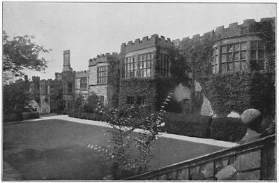 Haddon Hall door Frith and Co
