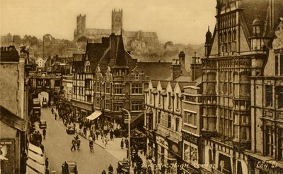 Lincoln High Street, eind 19e-begin 20e eeuw door Frith and Co