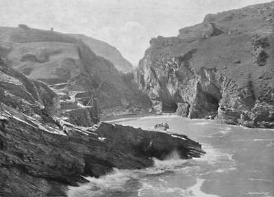 Kasteel Tintagel, ca. 1896 door Frith and Co