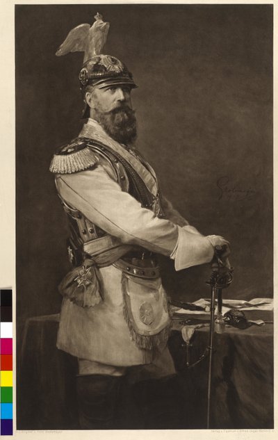 Duitse Keizer en Koning van Pruisen Frederik III door Fritz Grotemeyer
