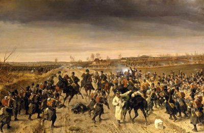 De slag bij Oberselk op 3 februari 1864 door Fritz L