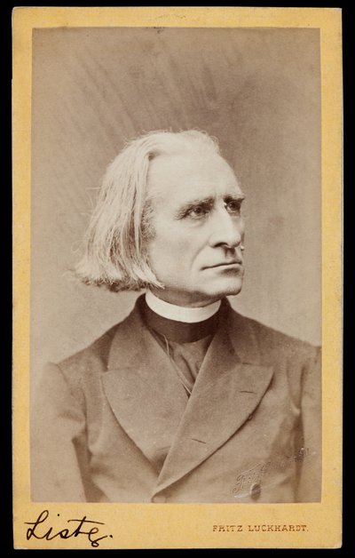 Portret van Franz Liszt door Fritz Luckhardt