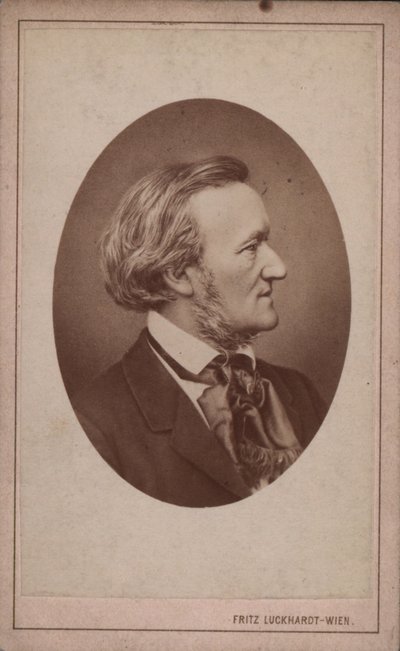 Portret van de Componist Richard Wagner 1813-1883, ca. 1875 door Fritz Luckhardt