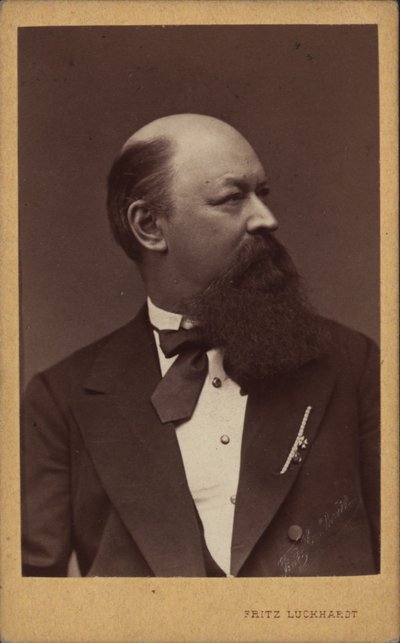 Portret van de componist Franz von Suppè door Fritz Luckhardt