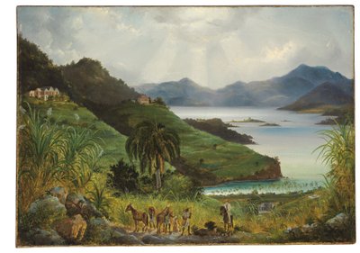 Cruz Bay; Cinnamon Bay, Deense West-Indië (Amerikaanse Maagdeneilanden) door Fritz Siegfried Georg Melbye