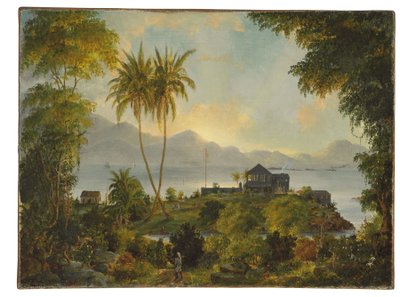Cruz Bay; Cinnamon Bay, Deense West-Indië (Amerikaanse Maagdeneilanden) door Fritz Siegfried Georg Melbye