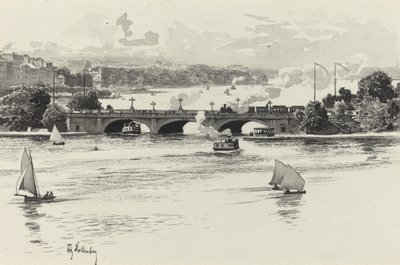 Lombardsbrug door Fritz Stoltenberg
