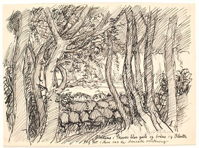 De bladeren in het bos werden geel en bruin... door Fritz Syberg