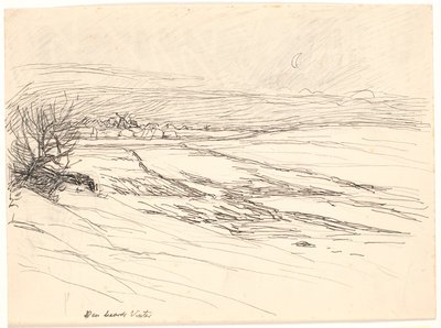 De harde winter door Fritz Syberg