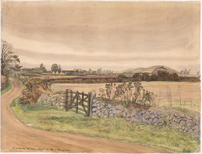 Herfstlandschap door Fritz Syberg