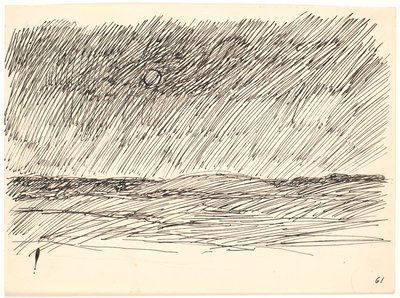 Landschap door Fritz Syberg
