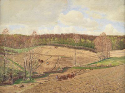 In de lente door Fritz Syberg