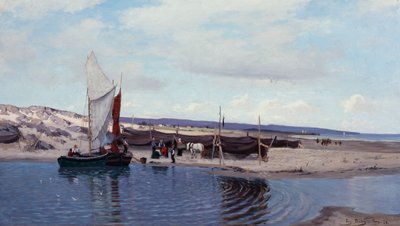 Vanuit Lista door Fritz Thaulow