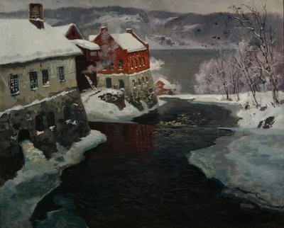 Van Mesna door Fritz Thaulow