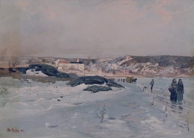 Van Tyvholmen door Fritz Thaulow